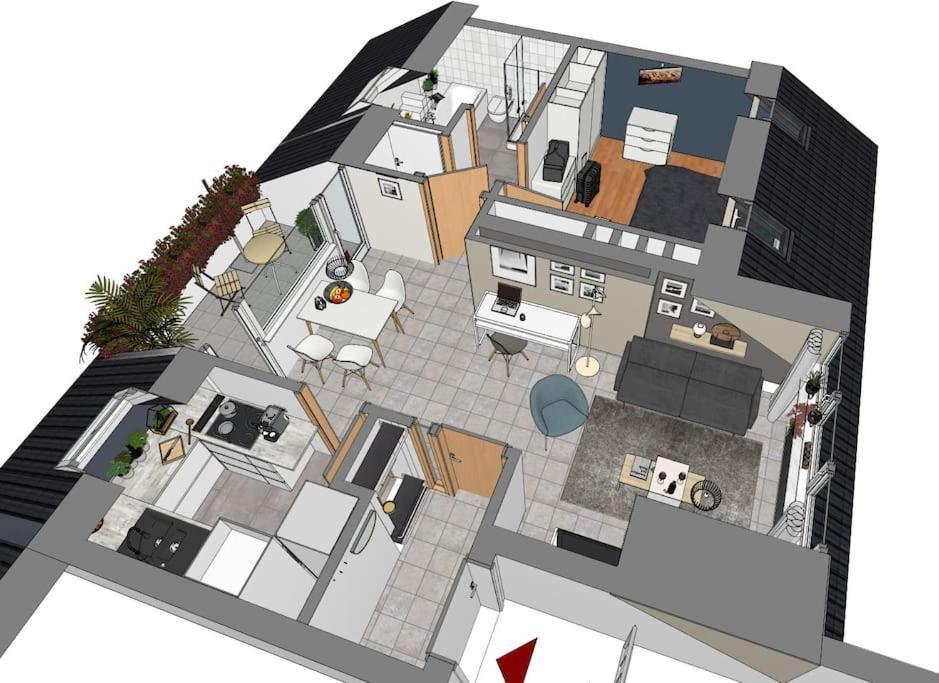 Modernes Und Ruhiges Appartement Mit Loggia Marl Dış mekan fotoğraf